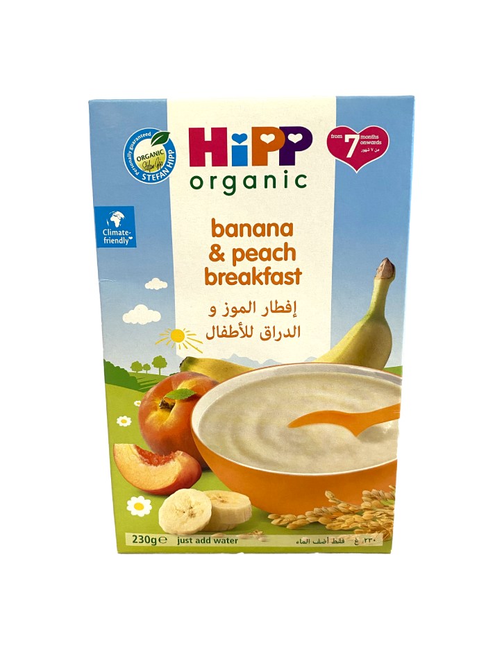 Hipp banana and sales peach breakfast