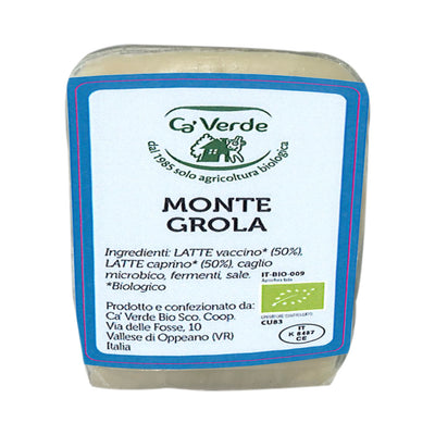 Organic Monte grola Cheese 250g (50% goat milk - 50% cow milk)