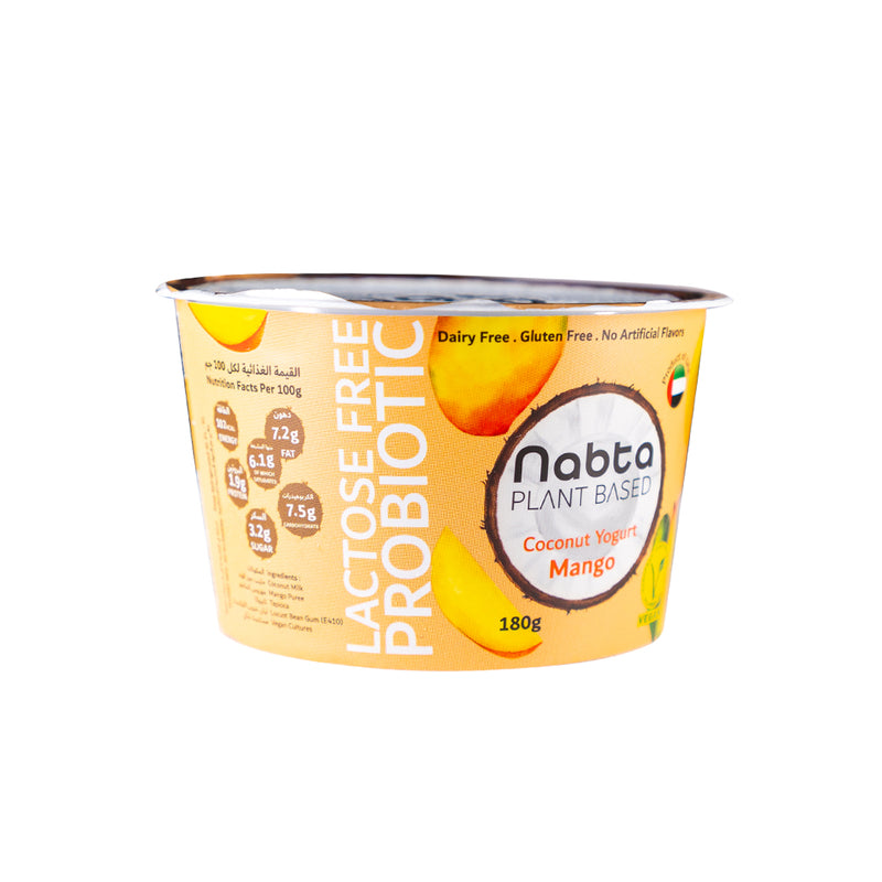 Organic Plant Based Mango Vegan Yogurt 180gm