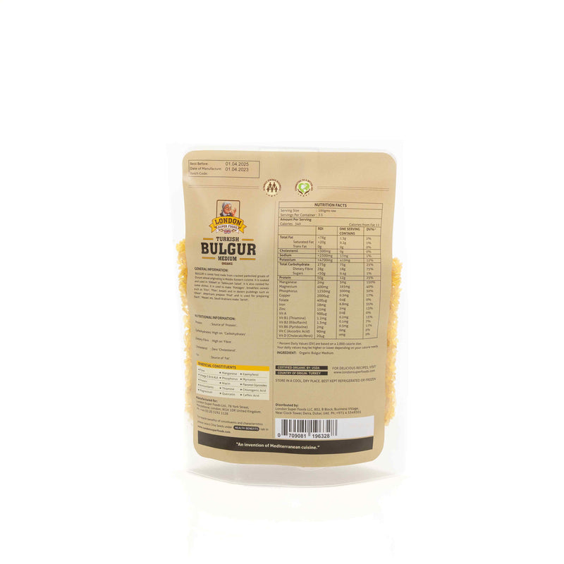 Turkish organic Bulgar Medium 350Gm