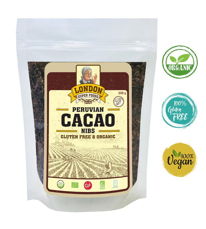 Organic Cacao Nibs 250G