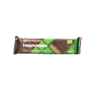 Organic Milk Chocolate Coated Classic Wafer 40g