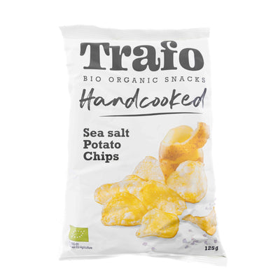 Organic Handcooked Crisps Sea Salt 125g