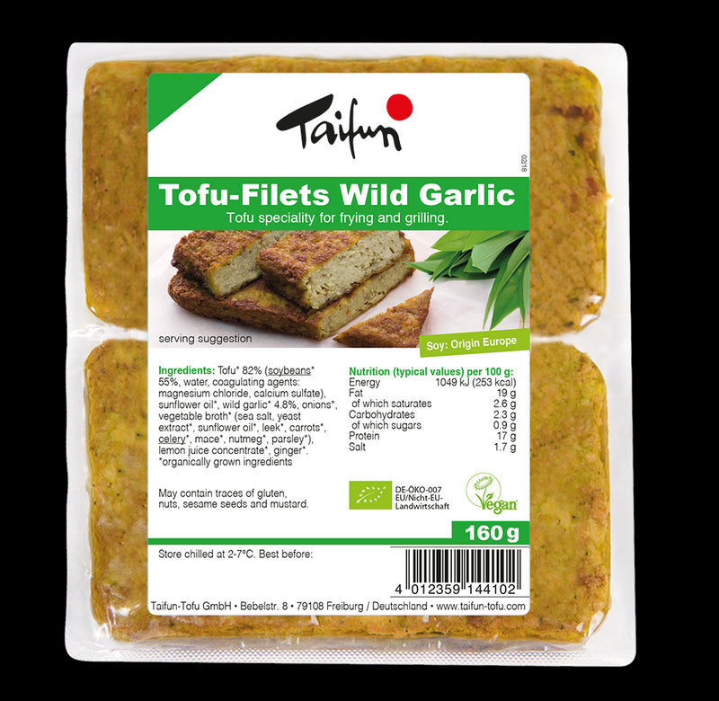 Organic Tofu Fillet With Wild Garlic 160G