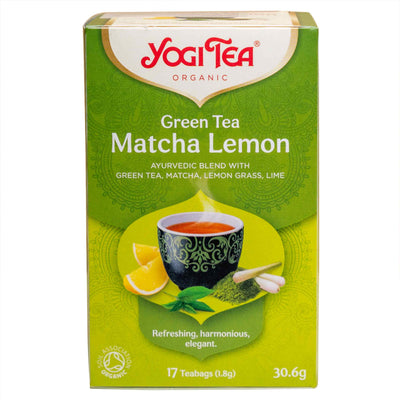 Organic Green Tea Matcha Lemon 35g