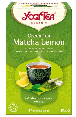 Organic Green Tea Matcha Lemon 35g