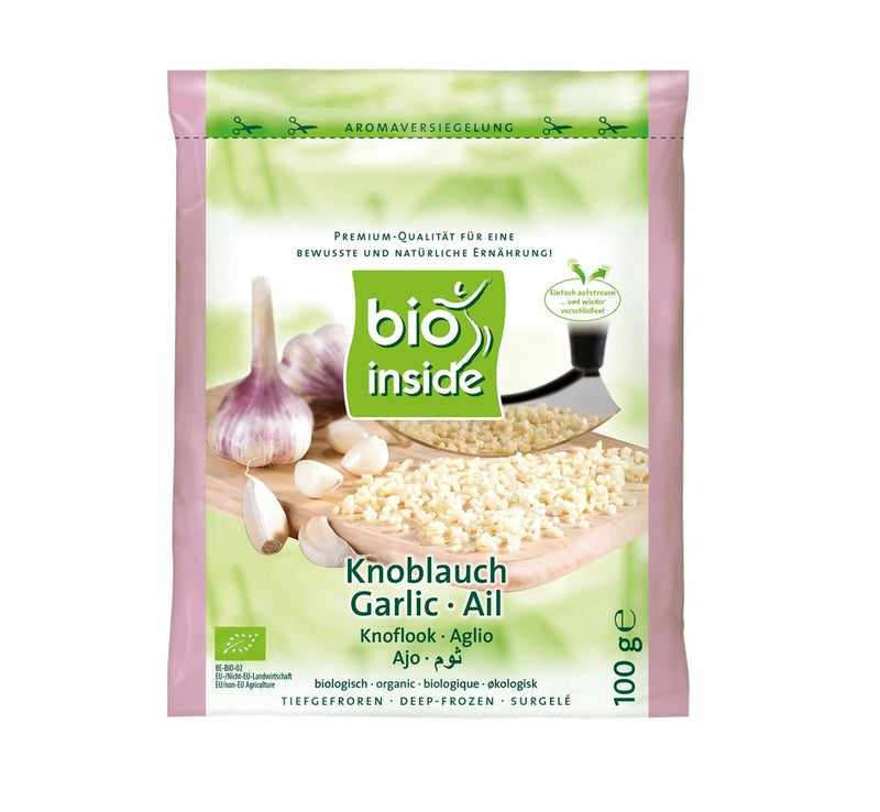 Organic Garlic diced 150g