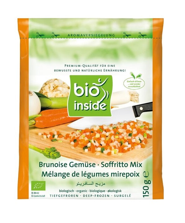 Organic Brunoise Soffrito mix 150g