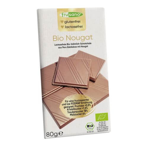 Organic Nougat chocolate 80g