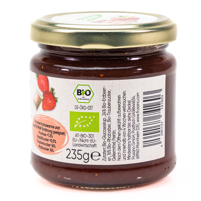 Organic Strawberry Rhubarb Spread 235g