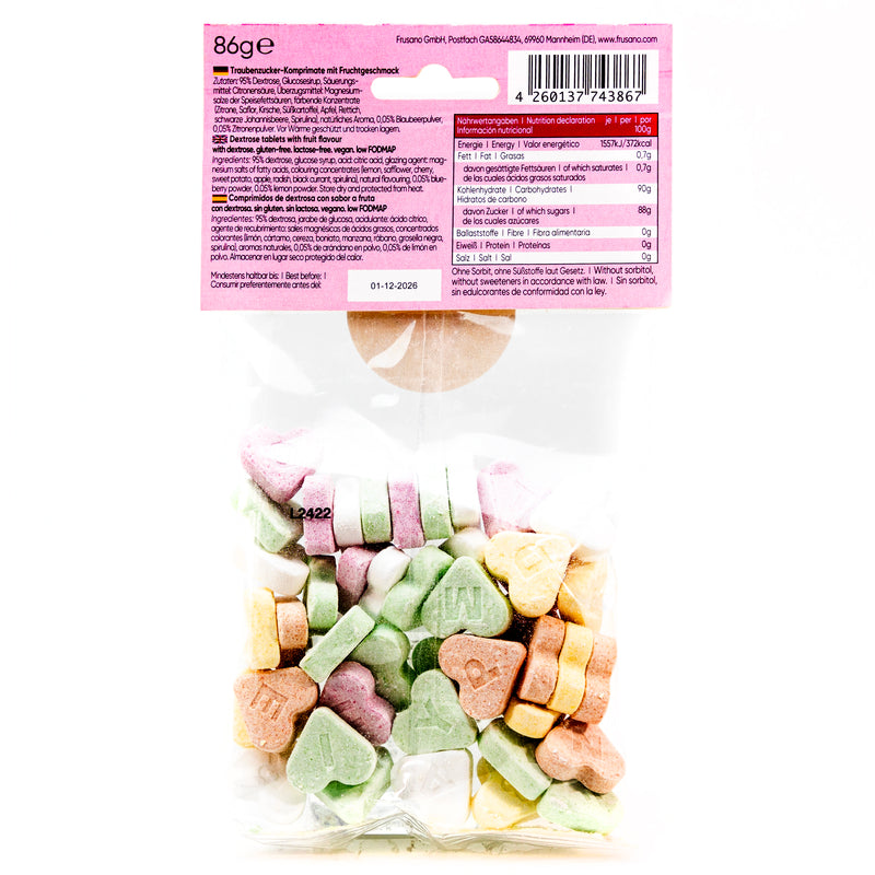 Organic Dextrose Hearts 85g