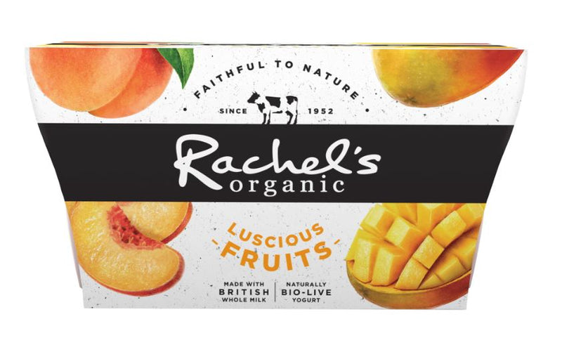 Organic Luscious Fruit Peach/Mango Yogurt 450G