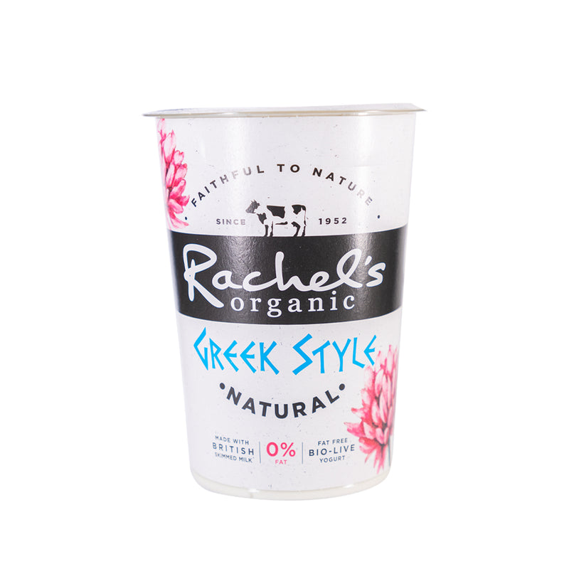 Organic Greek Style Fat free Natural Yogurt 450G