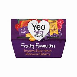 Organic Fruity Favourites 4 x 110g (440g)