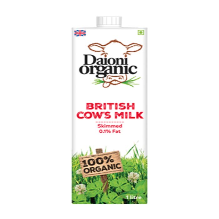 Organic Skimmed UHT Milk 1L