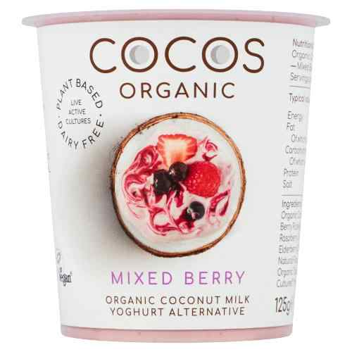 Organic Mixed Berry Coconut Milk Yoghurt Alternative 125g