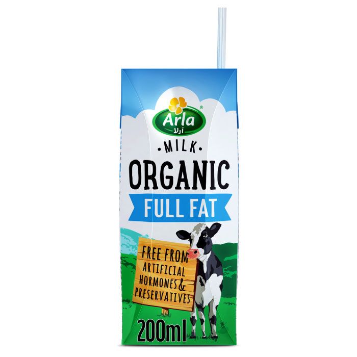 Organic Milk Full Fat 200Ml