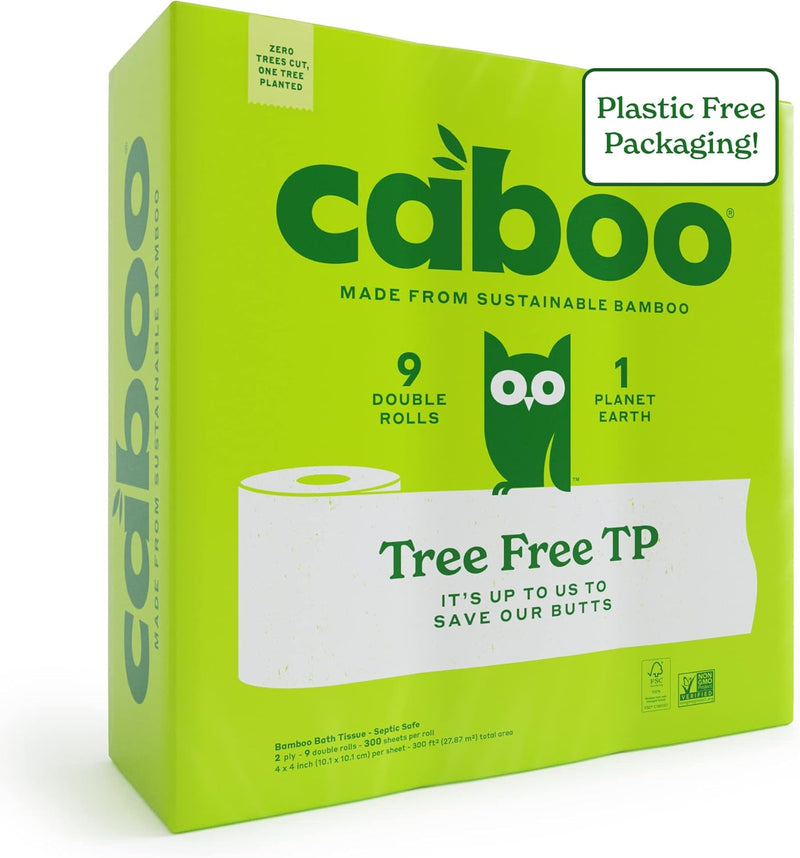 Bath Tissue 9pack 300 sheet Plastic Free