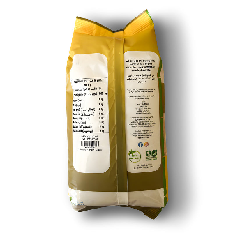 VIDA FOOD Organic Brown Sugar 1kg