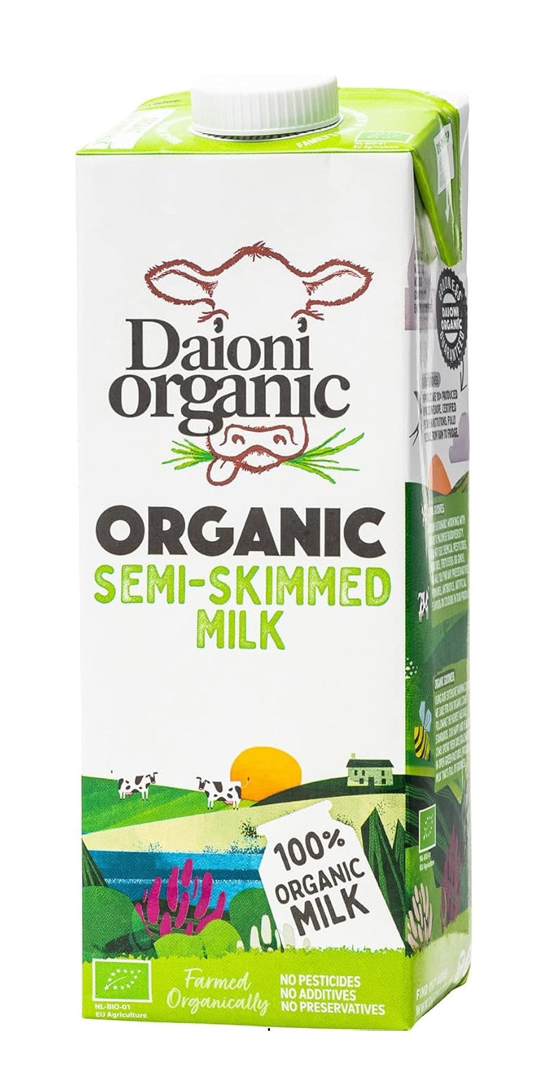 Organic Semi-Skimmed UHT Milk 1L