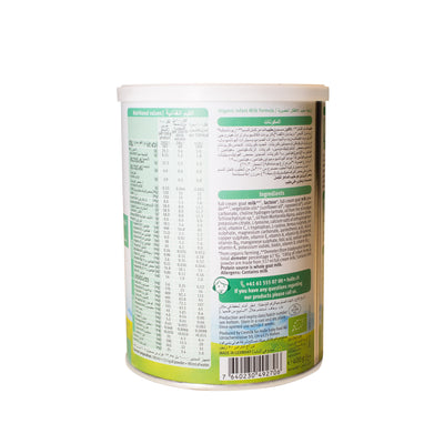 Organic Infant Goat Milk Formula 1 400G