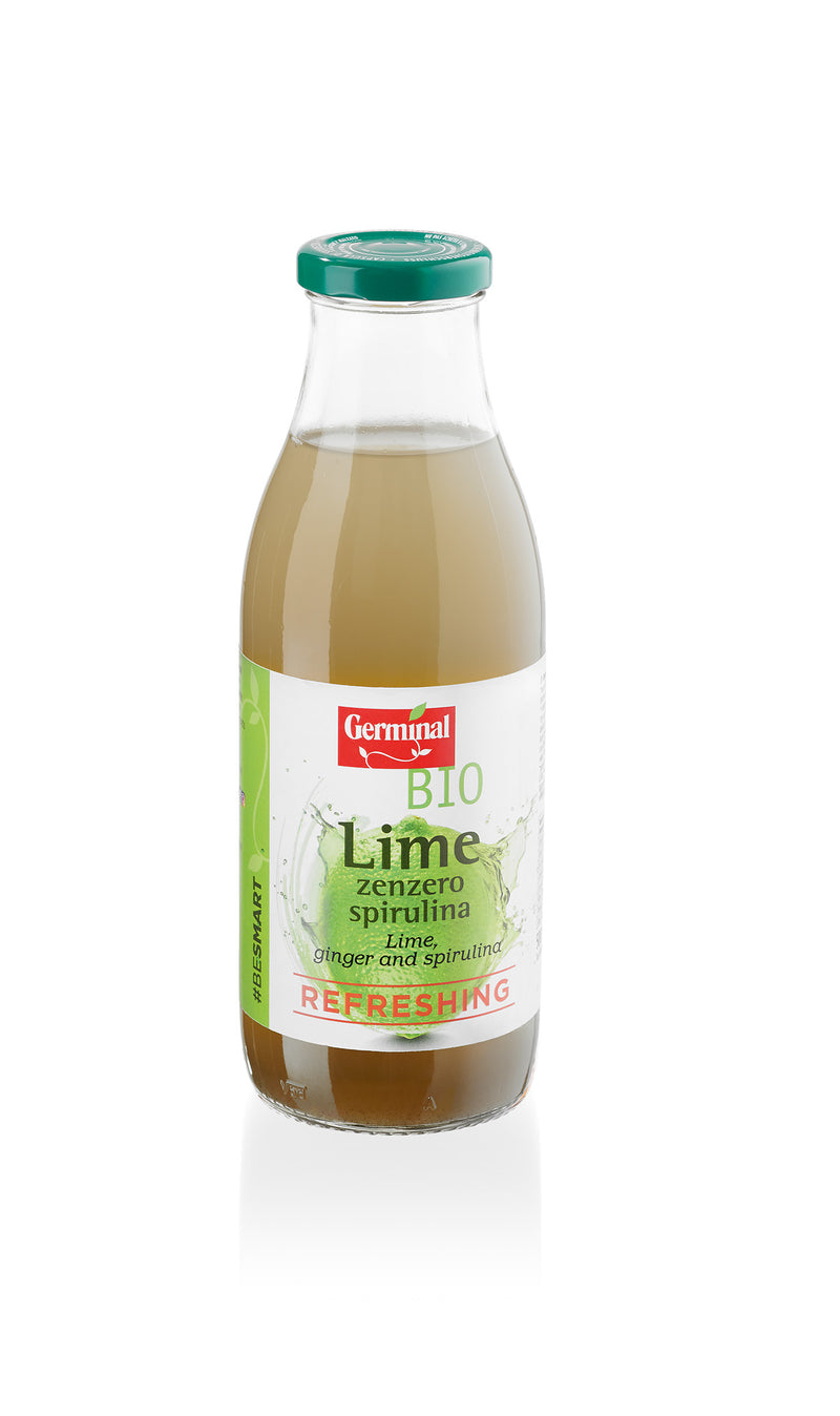 Organic Lime, Ginger, and Spirulina Juice 500ml