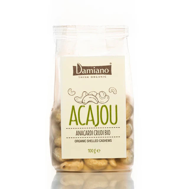 Organic Peeled Cashews 100g