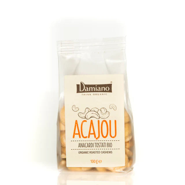 Organic Toasted Peeled Cashews 100g