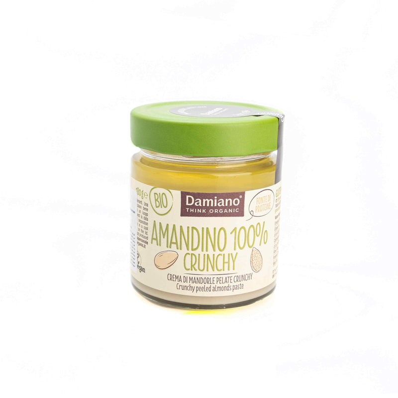 Organic Crunchy Peeled Almonds Paste 180g