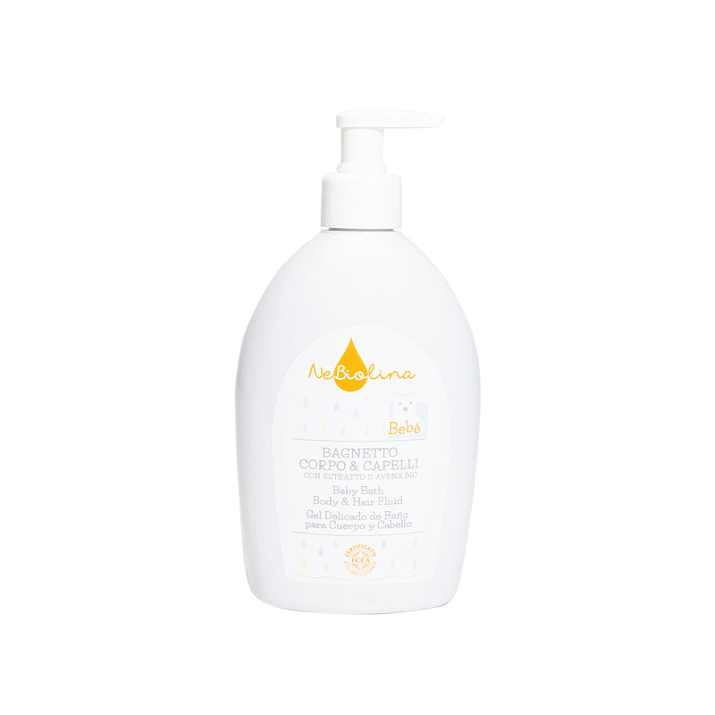 Organic Baby Bath Body & Hair Fluid 500 Ml Cx6