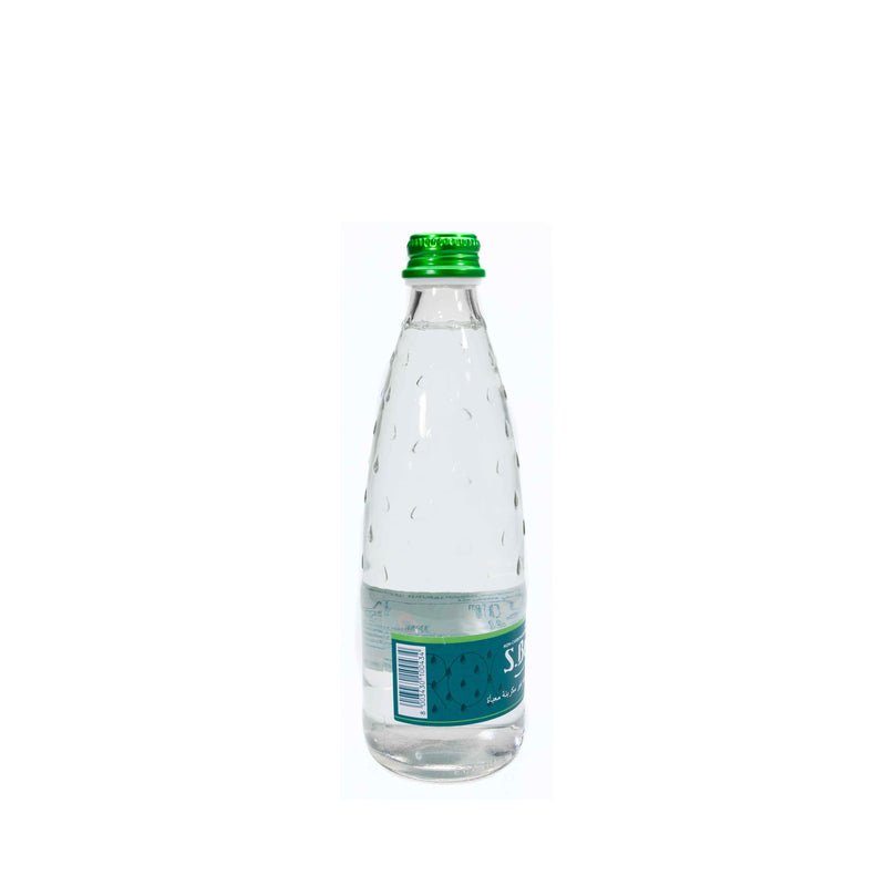 Natural Mineral glass Water bottle 330ml
