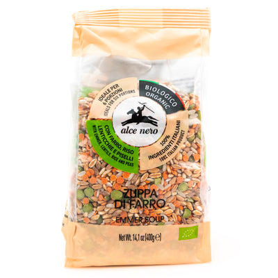 Organic Emmer Soup Mix With Lentils,Rice And Peas 400G