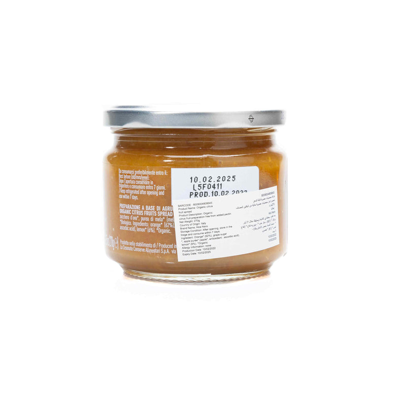 Organic citrus fruit jam Alce Nero 270g