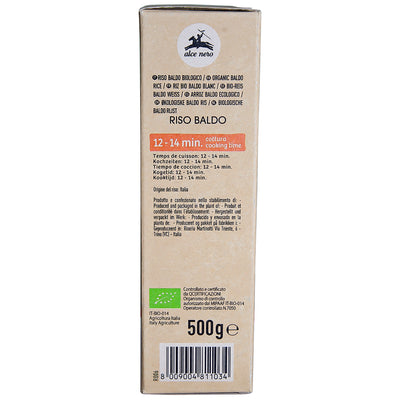 Organic Baldo rice white 500g