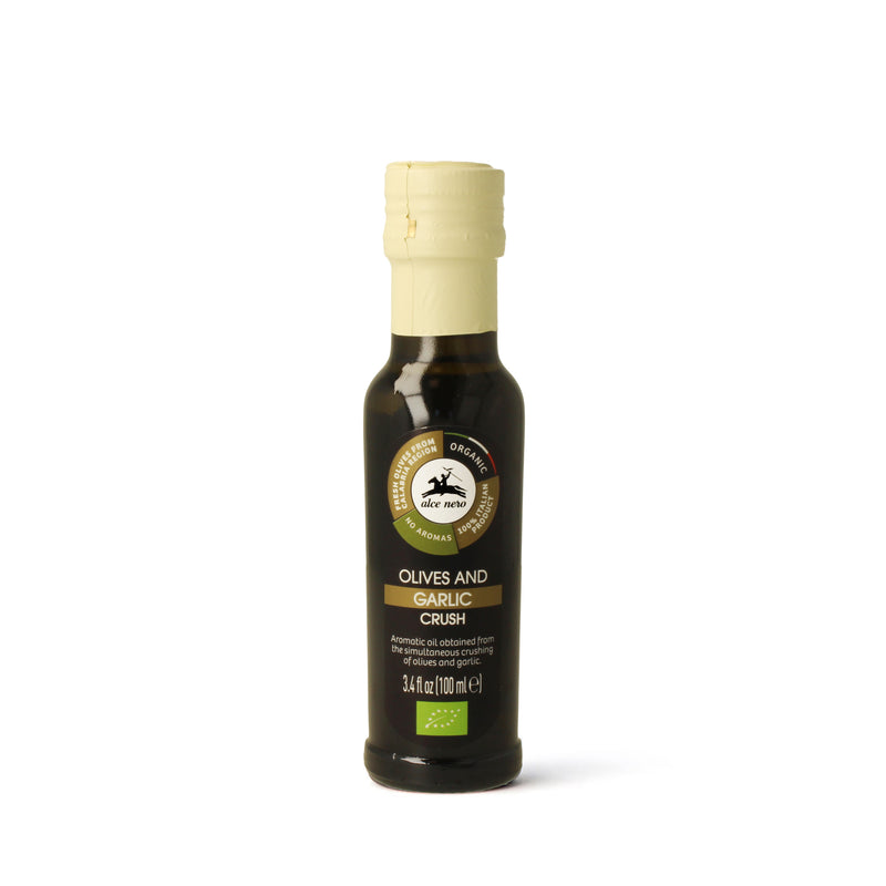 Organic Olive Oil with Garlic Crush 100ml