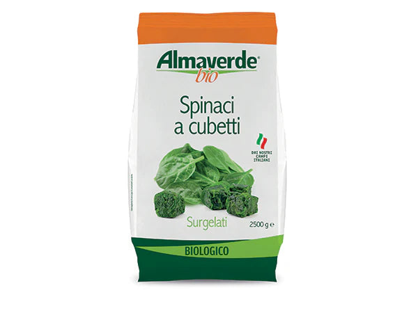 Organic Spinach In Cubes 2.5Kg