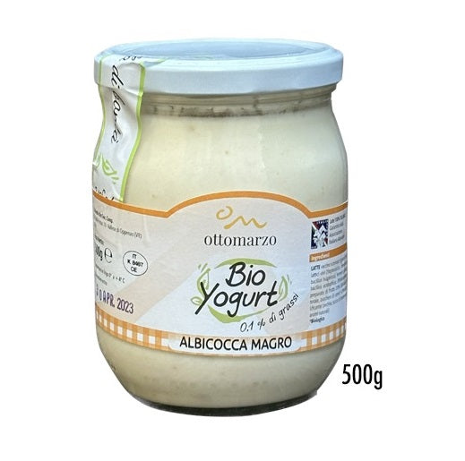 Organic Apricot Yogurt 0.1% fat 500g