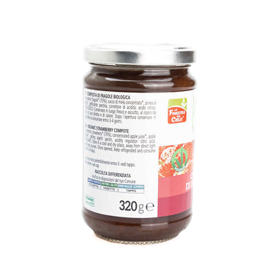 Organic Strawberry compote 320g