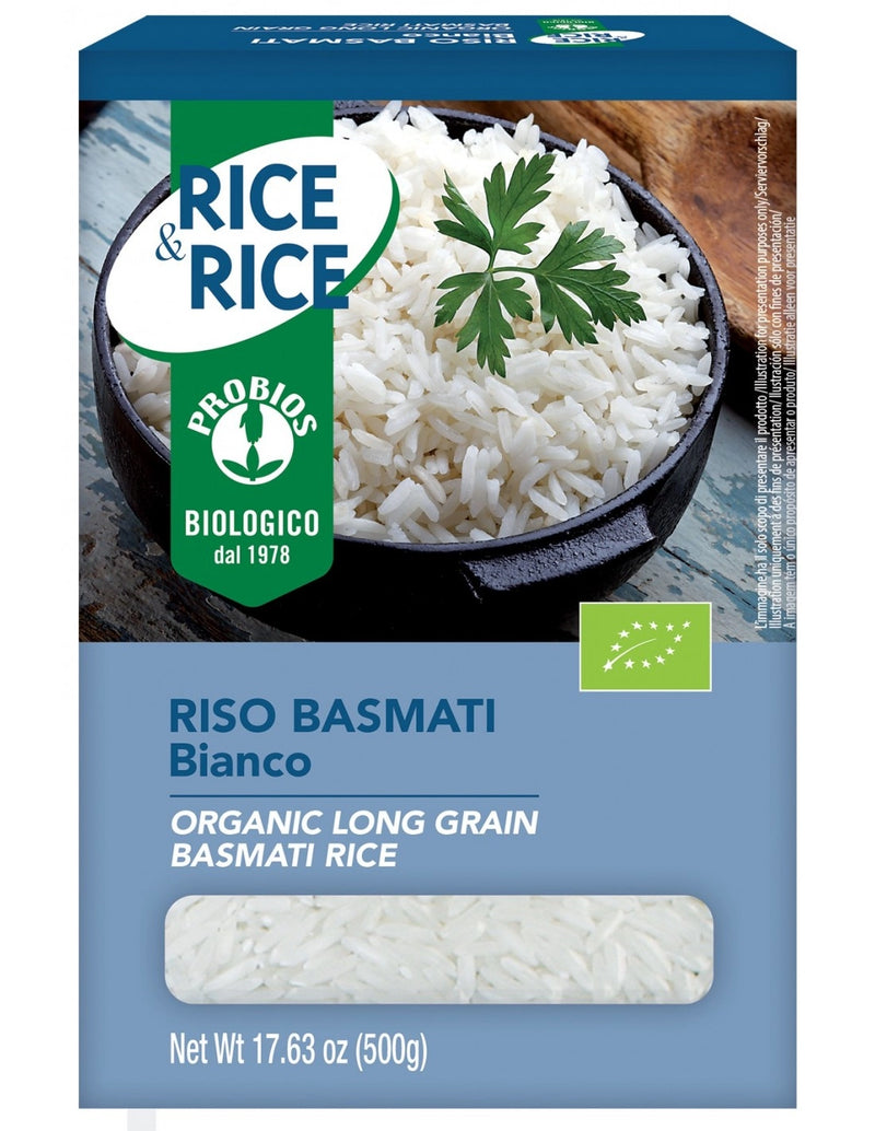 Organic White Basmati Rice long grain 500g