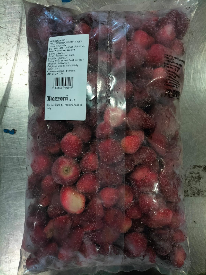 Frozen IQF Strawberries 2.5kg