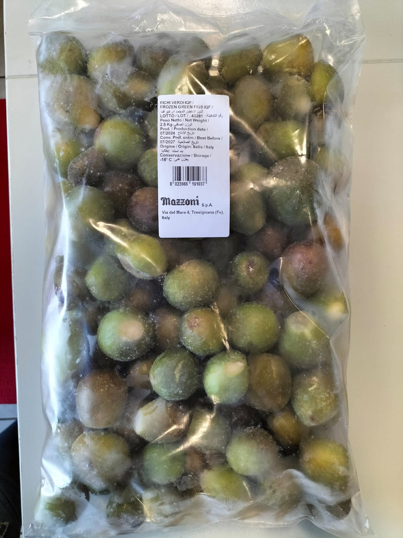 Frozen IQF Green Figs 2.5kg