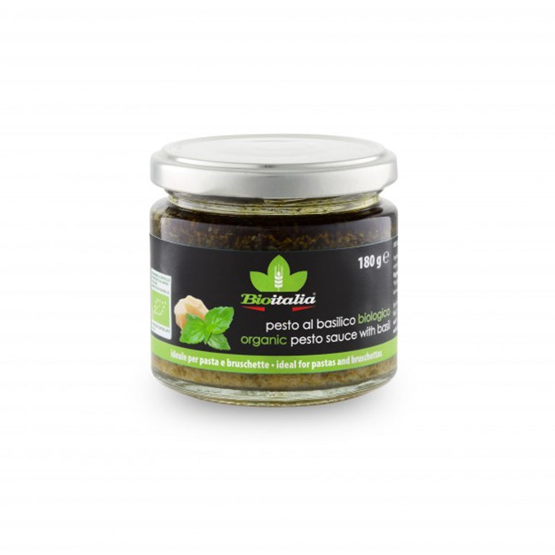 Organic Pesto Sauce With Basil 180G