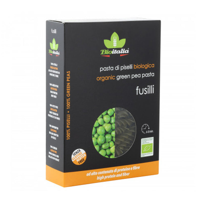 Organic Green Pea Fusilli Pasta 250G