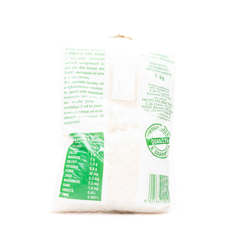 Organic Whole Sea Salt 1kg