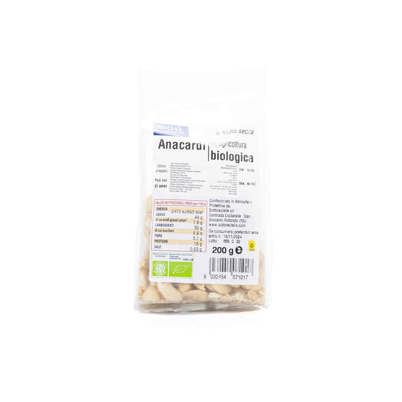 Organic Cashews 200g