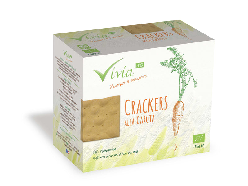 Organic Carrot Crackers 150g