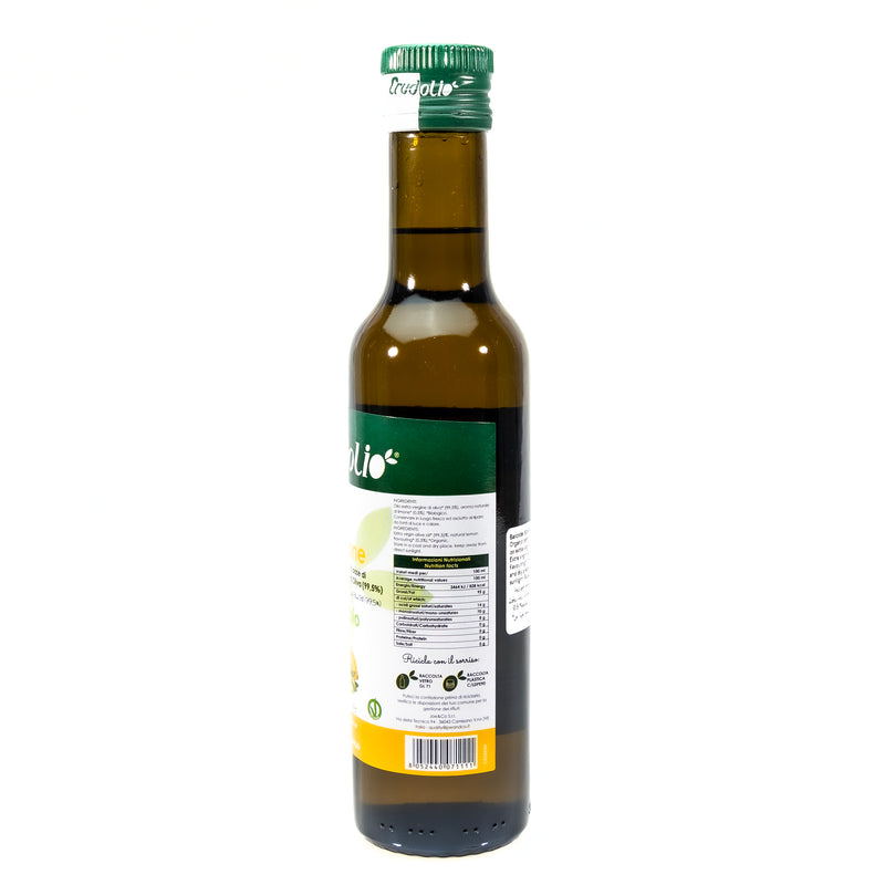 Organic extra virgin olive oil with lemon 250ml