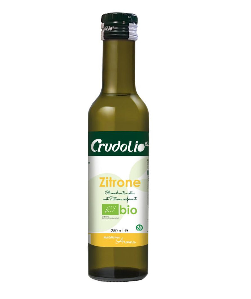 Organic extra virgin olive oil with lemon 250ml