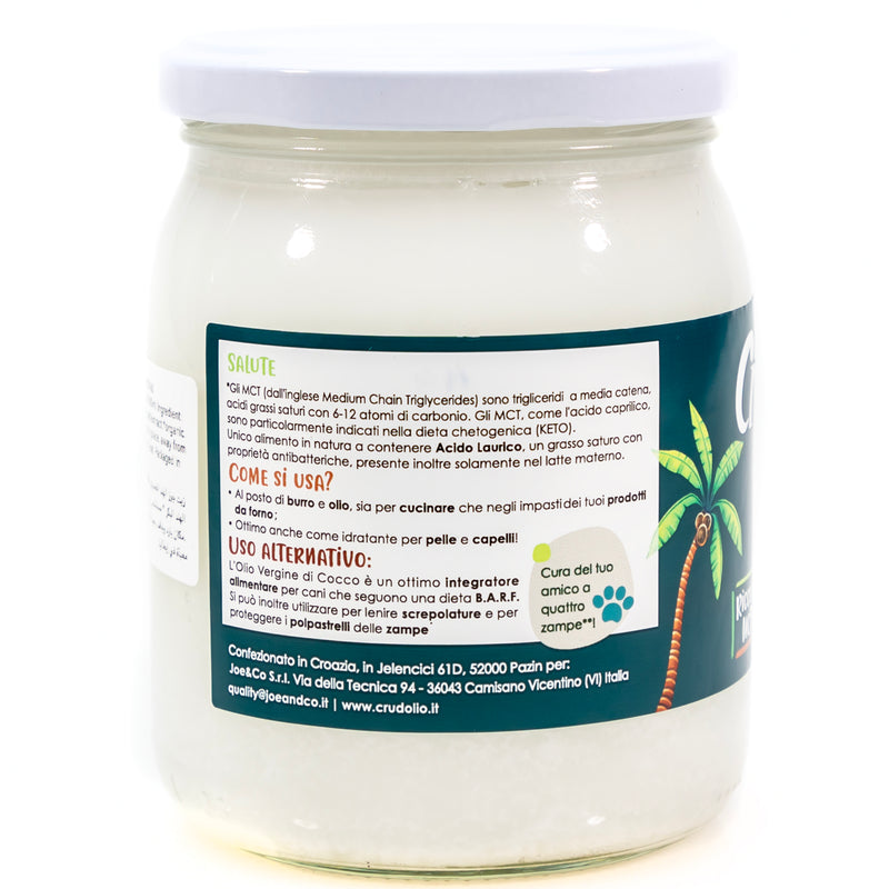 Organic Virgin Coconut Oil 500ml