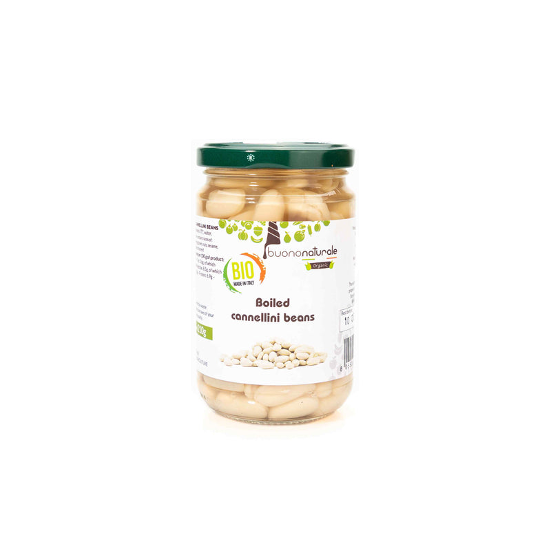 Organic Boiled Cannellini Beans 300g